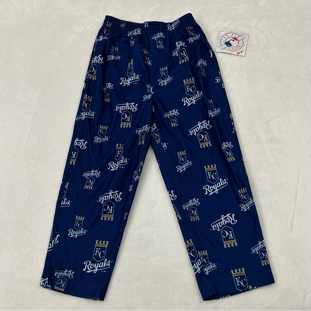 Kansas City Royals MLB Blue Lounge Sleepwear Pajama Sweatpants Youth 4T Kids